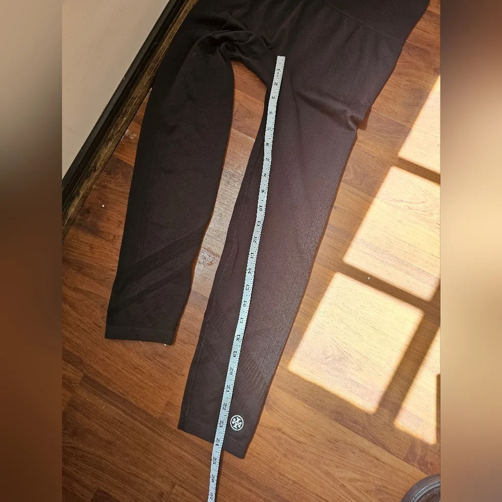 Tory Sport Black Seamless Leggings with Logo - Picture 5 of 13